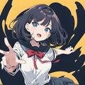 女の子と手 5枚目