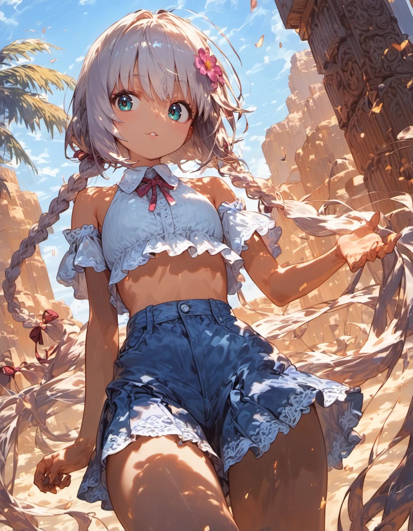 Ruin Explorer's Allure | の人気AIイラスト・グラビア