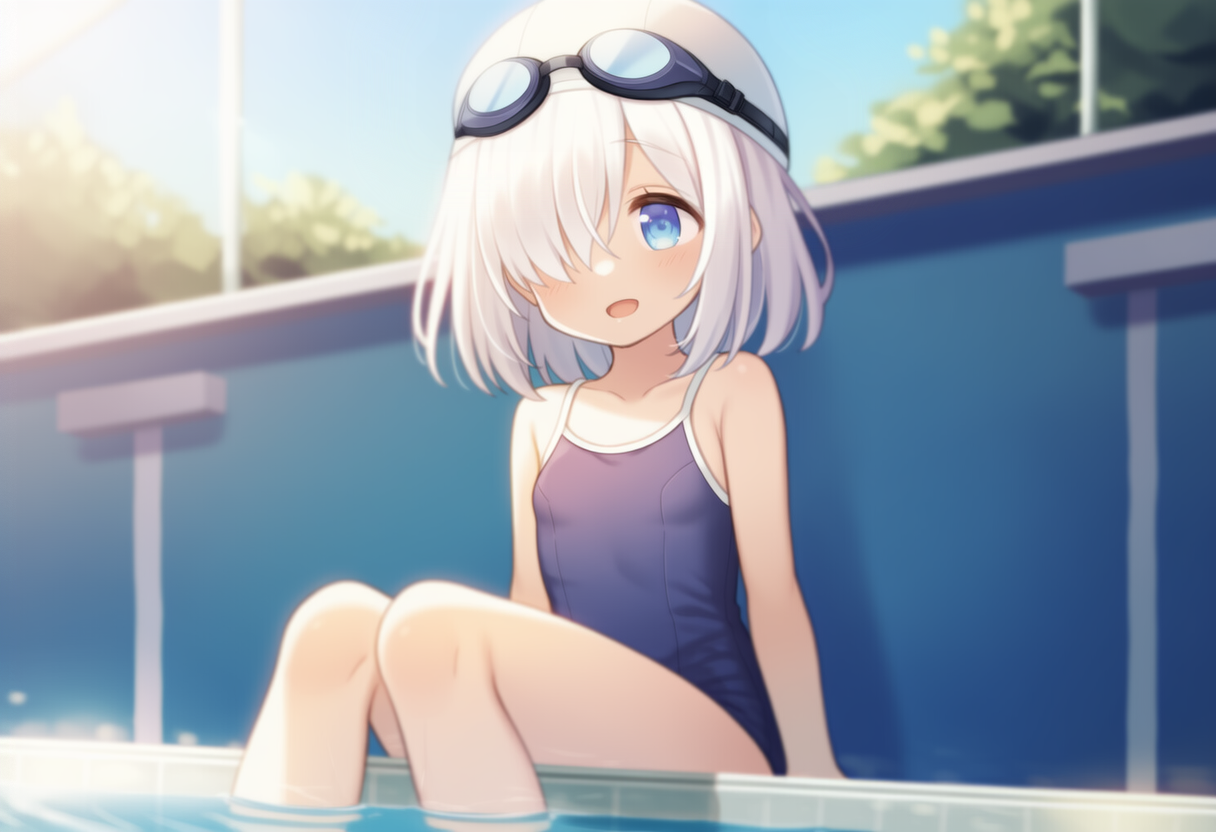 プールサイドれんちゃん