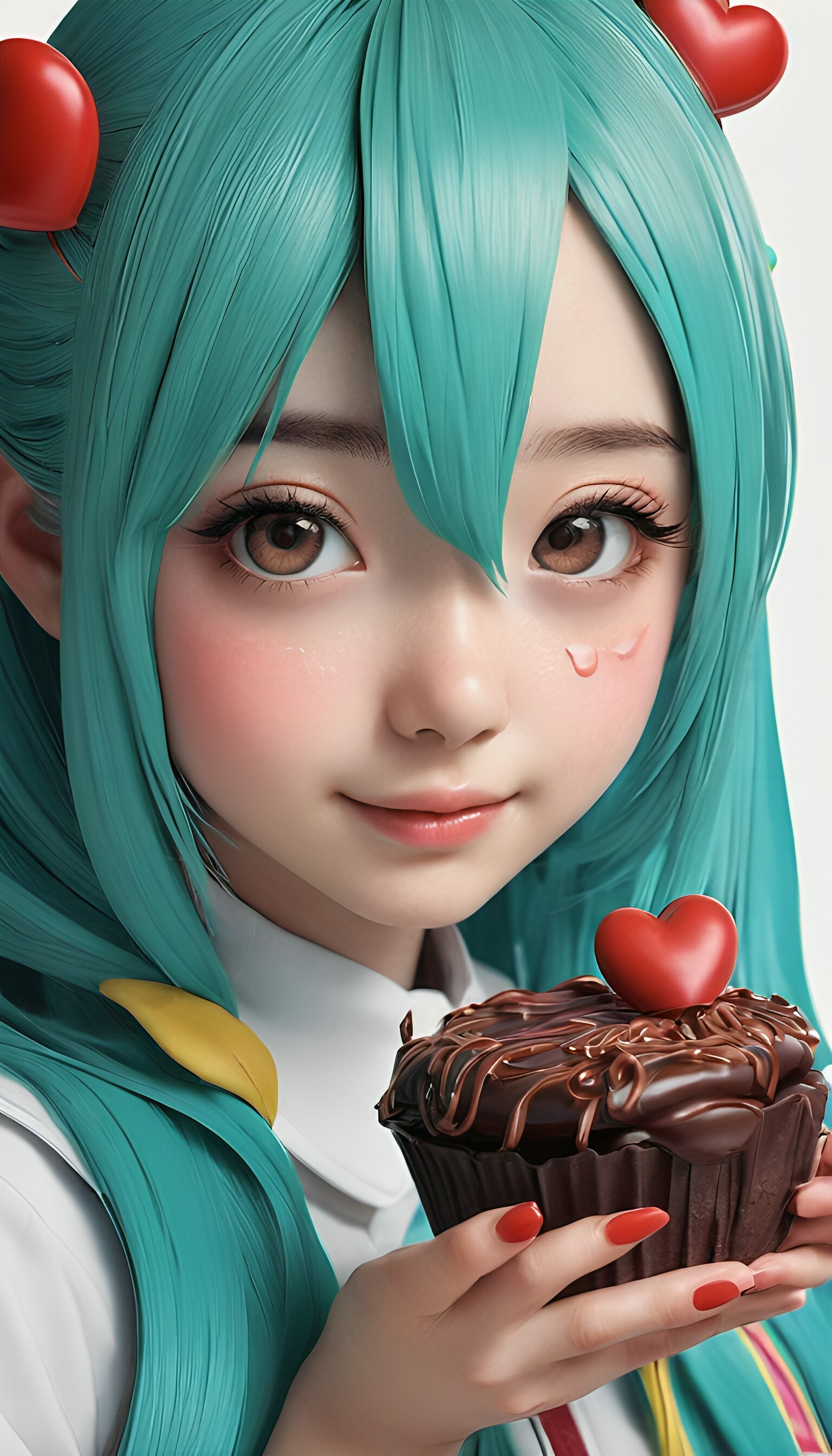 チョコとミク