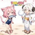 ゆかた（メイ）対みずぎ（ねこ） 3枚目