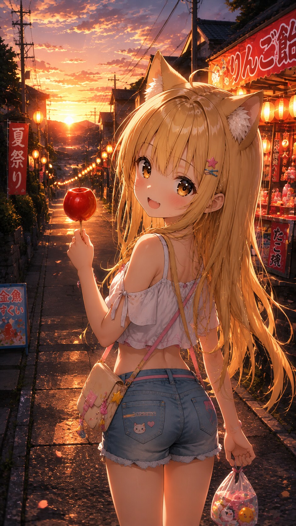夏祭り…まだ帰らない♪ | の人気AIイラスト・グラビア