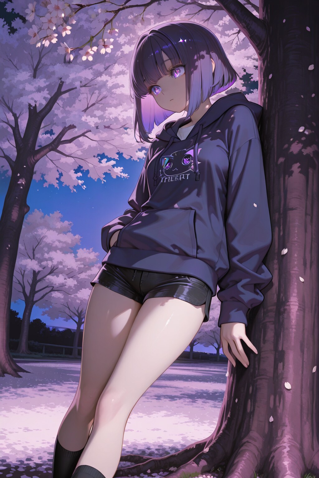 紫色が似合う女の子51