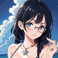 今日の眼鏡っ娘：水着03 4枚目
