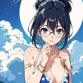 今日の眼鏡っ娘：水着03 5枚目