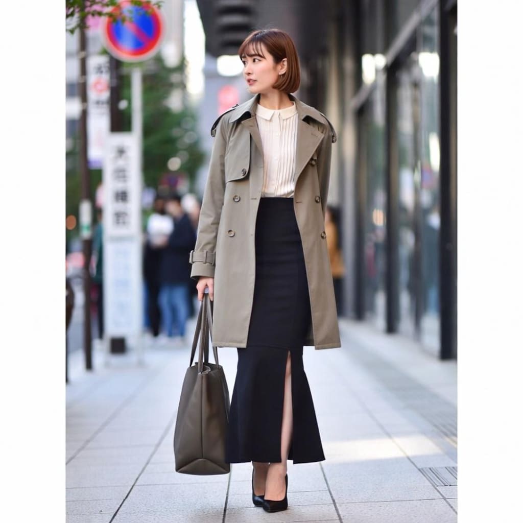 ロングスカートのスナップショット