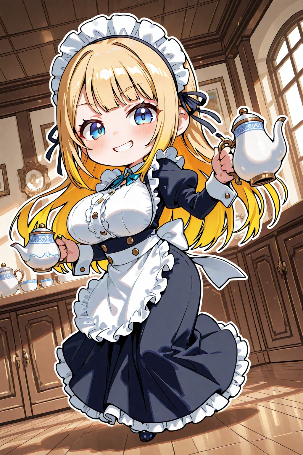 ニヤニヤメイド | の人気AIイラスト・グラビア