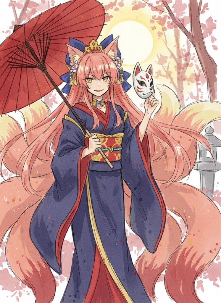 九尾のキツネ | の人気AIイラスト・グラビア