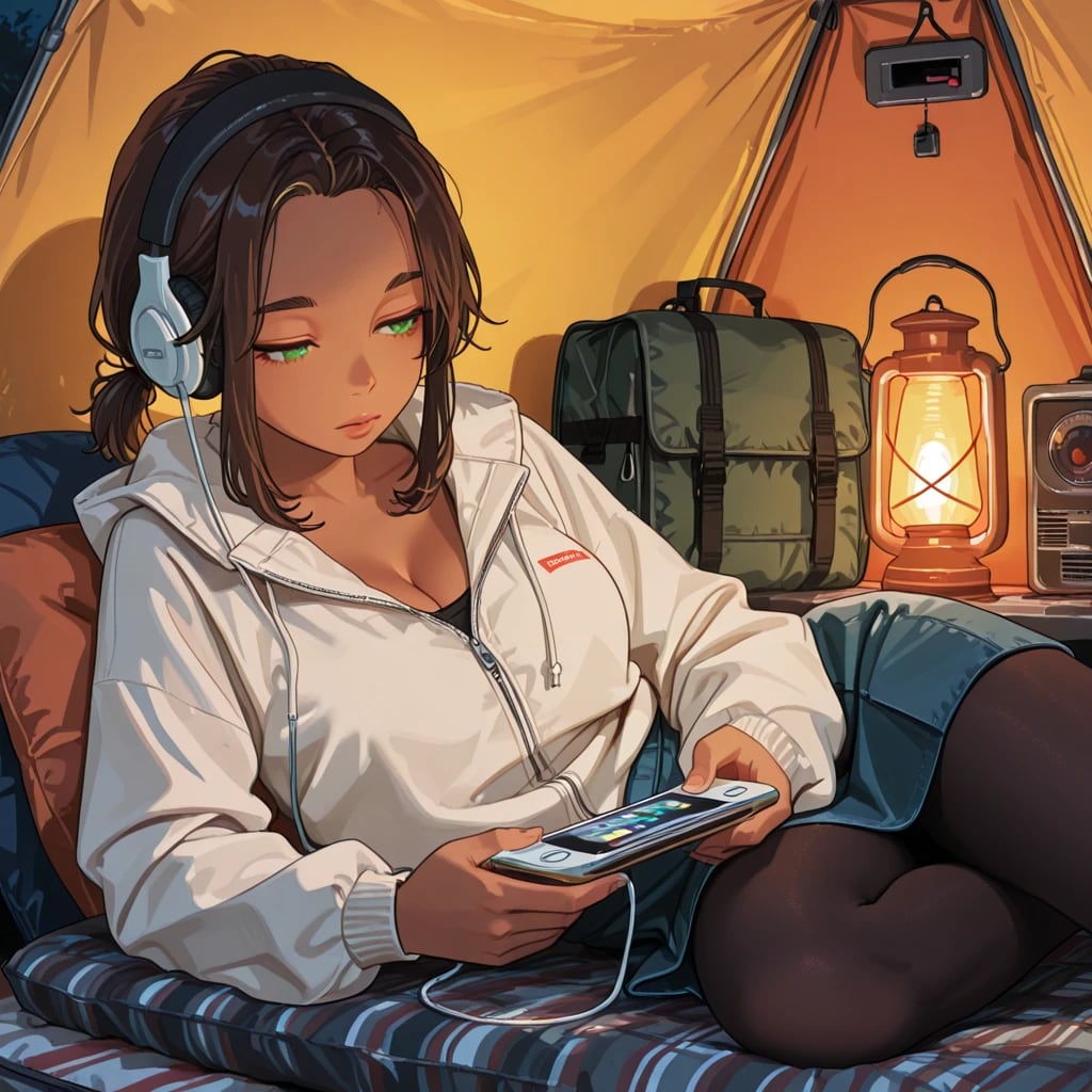 のんびり夜キャンプ