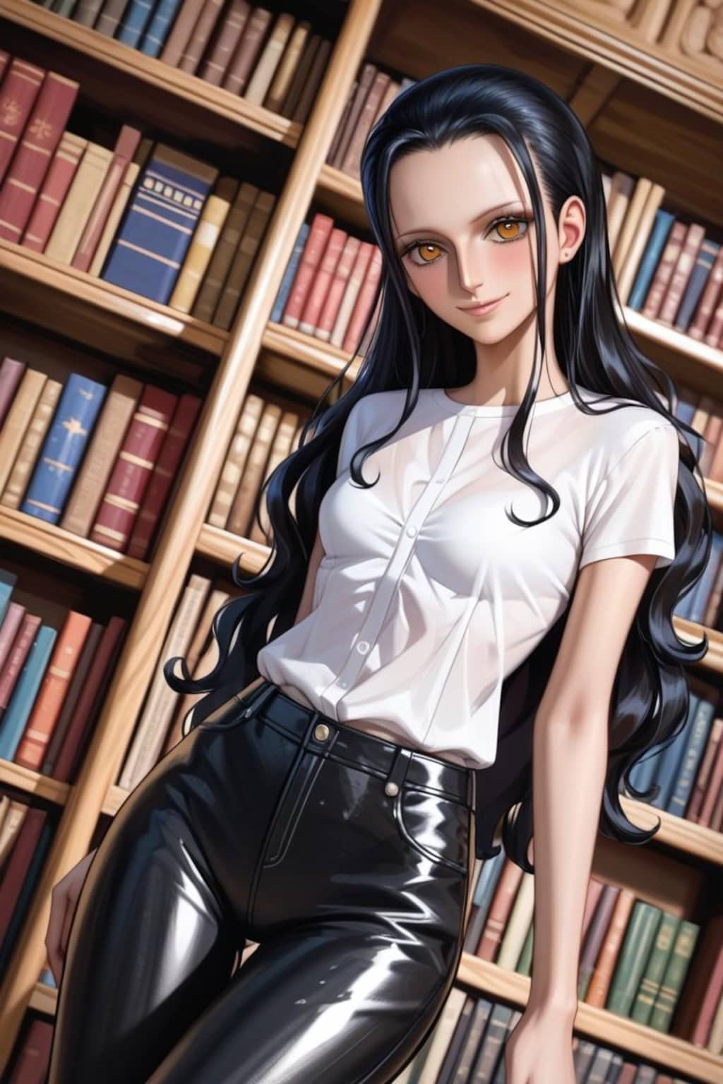 図書室に入り浸る少女ニコロビン