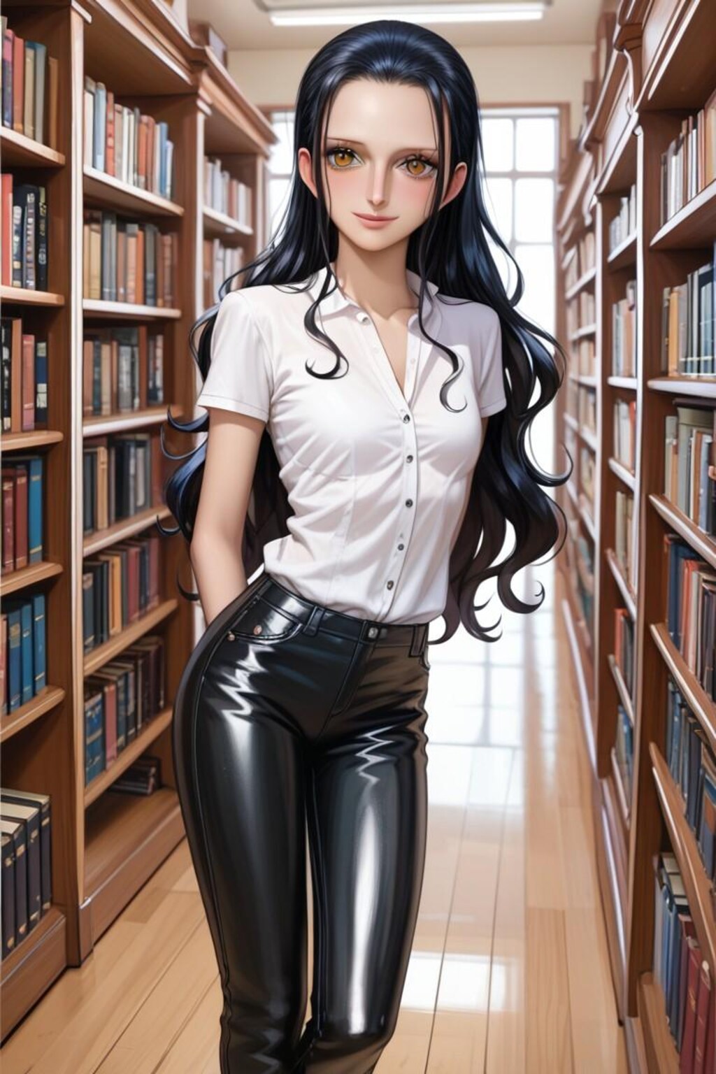 図書室に入り浸る少女ニコロビン
