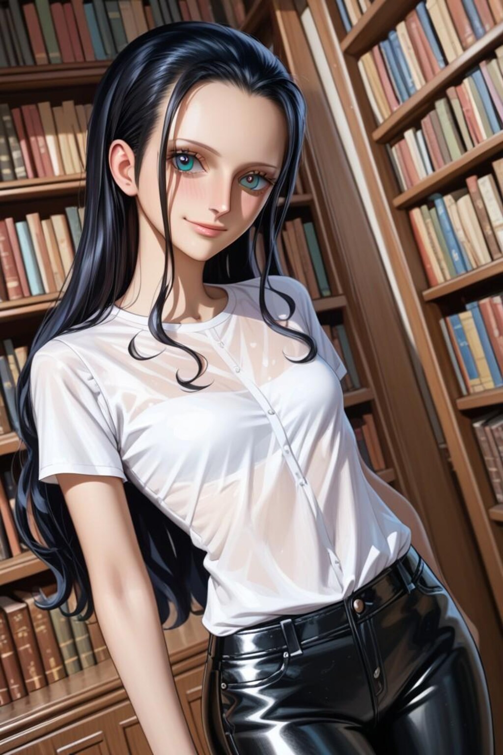 図書室に入り浸る少女ニコロビン