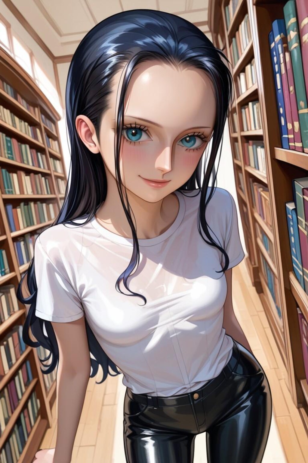 図書室に入り浸る少女ニコロビン