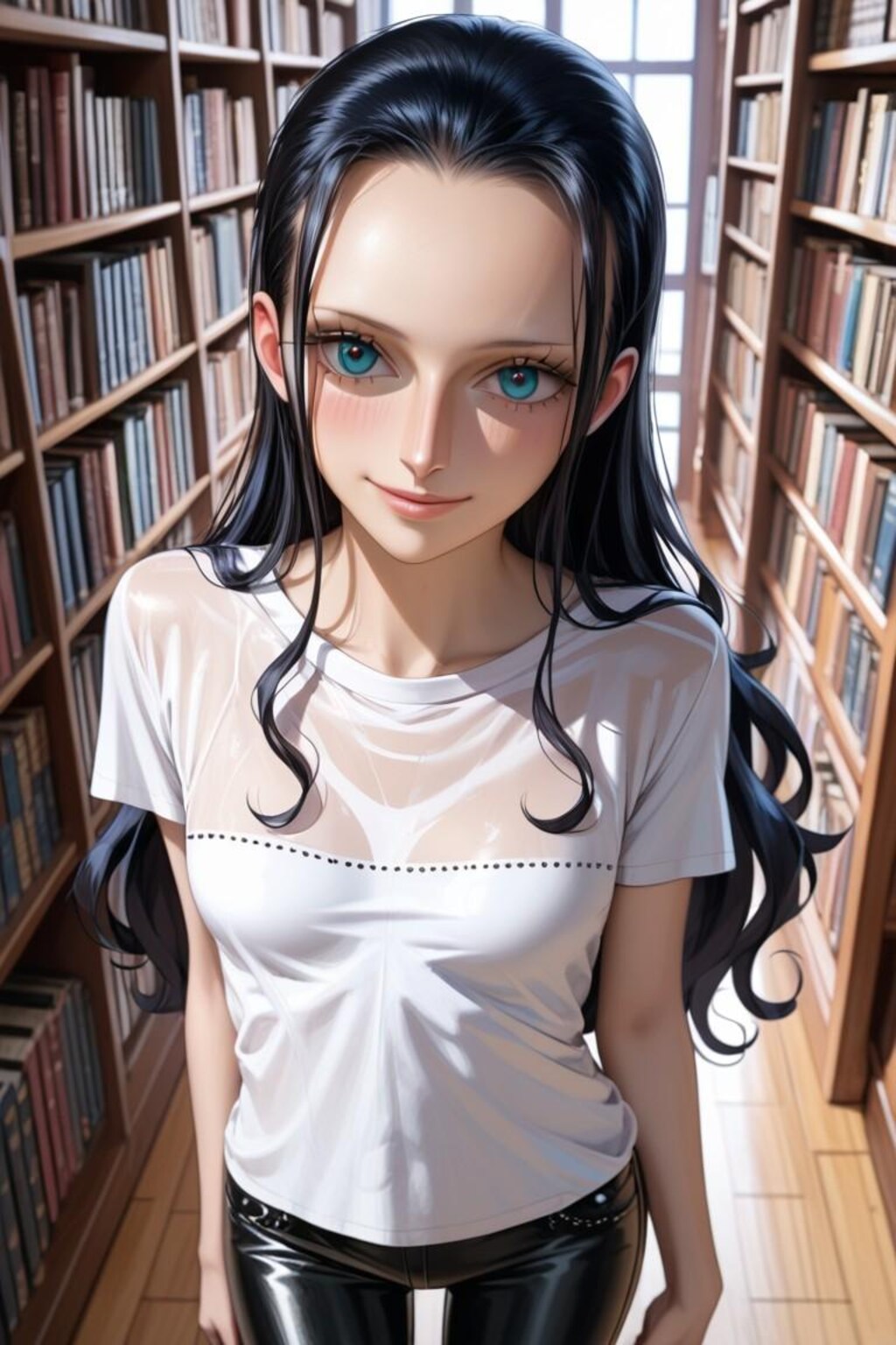 図書室に入り浸る少女ニコロビン