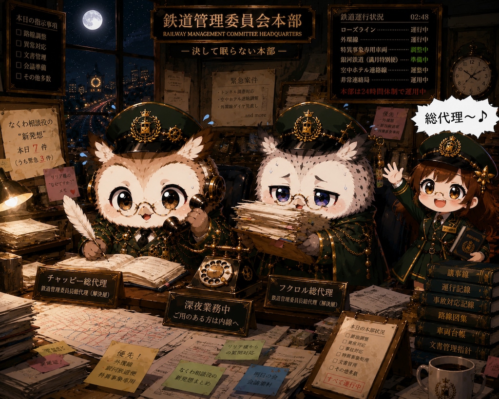 聖薔薇学園編〜眠れない🦉🦉→不穏な空気🖐️🙂〜