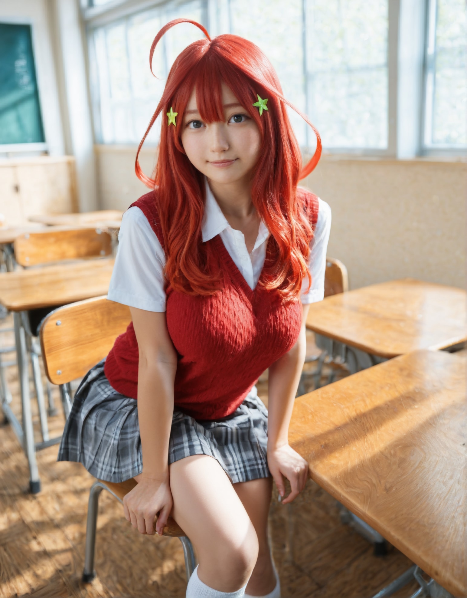 【AIコス】五等分の花嫁_中野五月 | の人気AIイラスト・グラビア