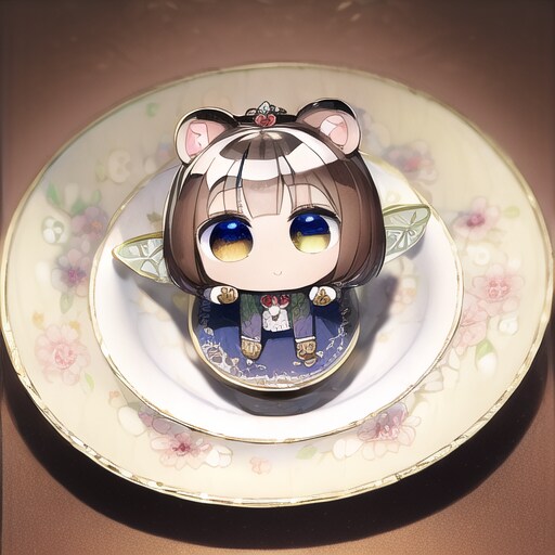 たぬき妖精はなぜか食器好き