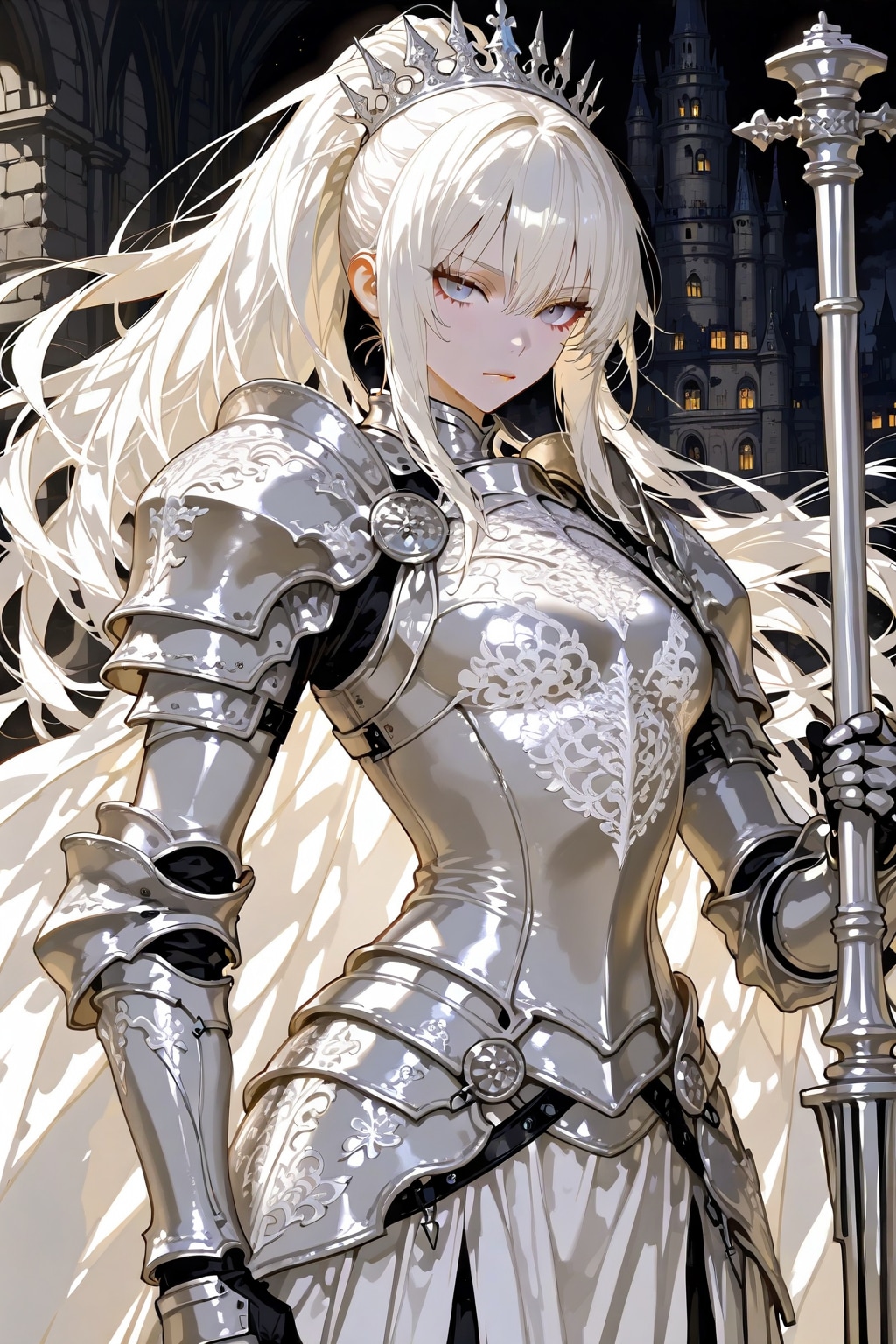 チェス擬人化：白ルーク