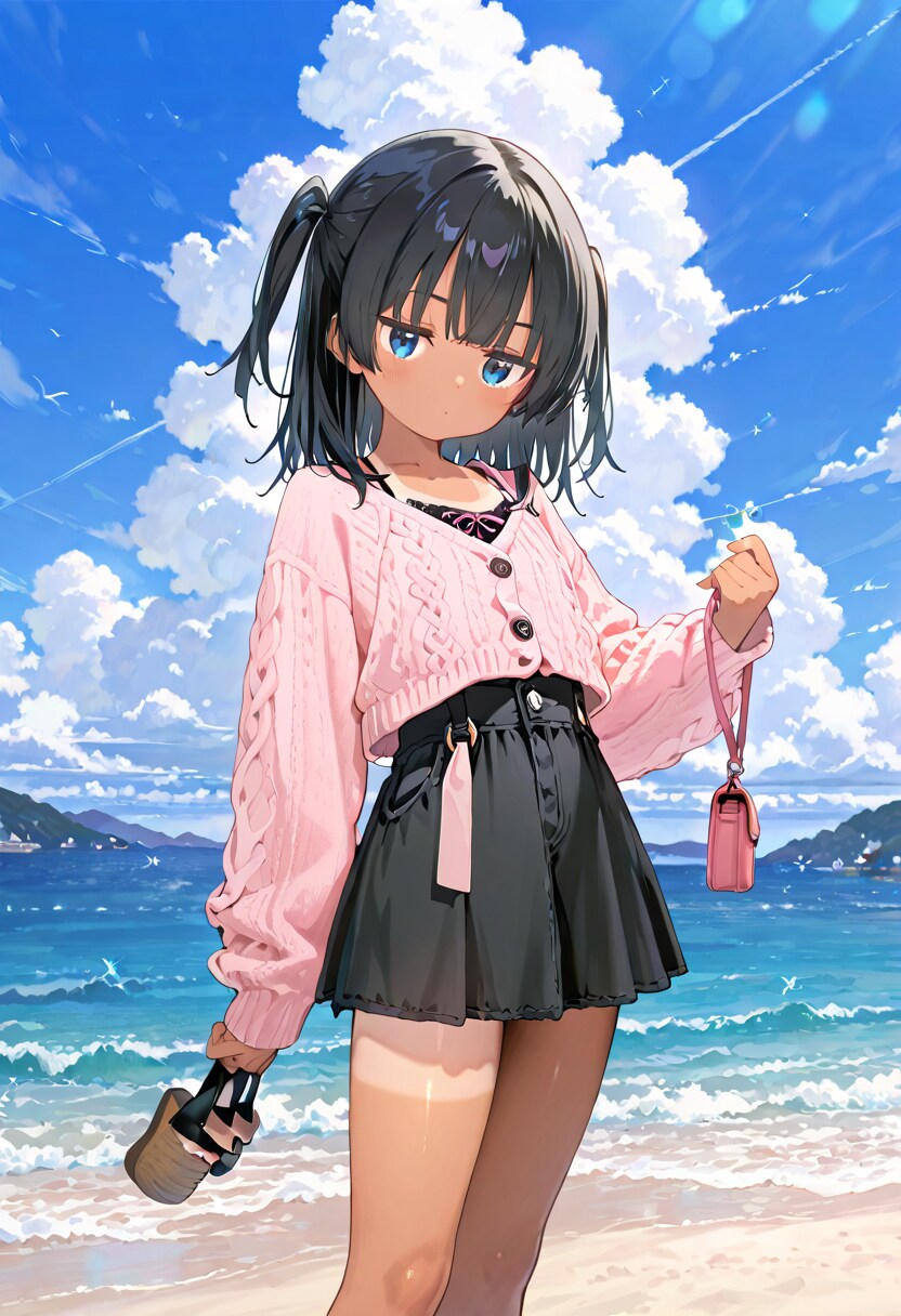 ブラックピンクなジト目
