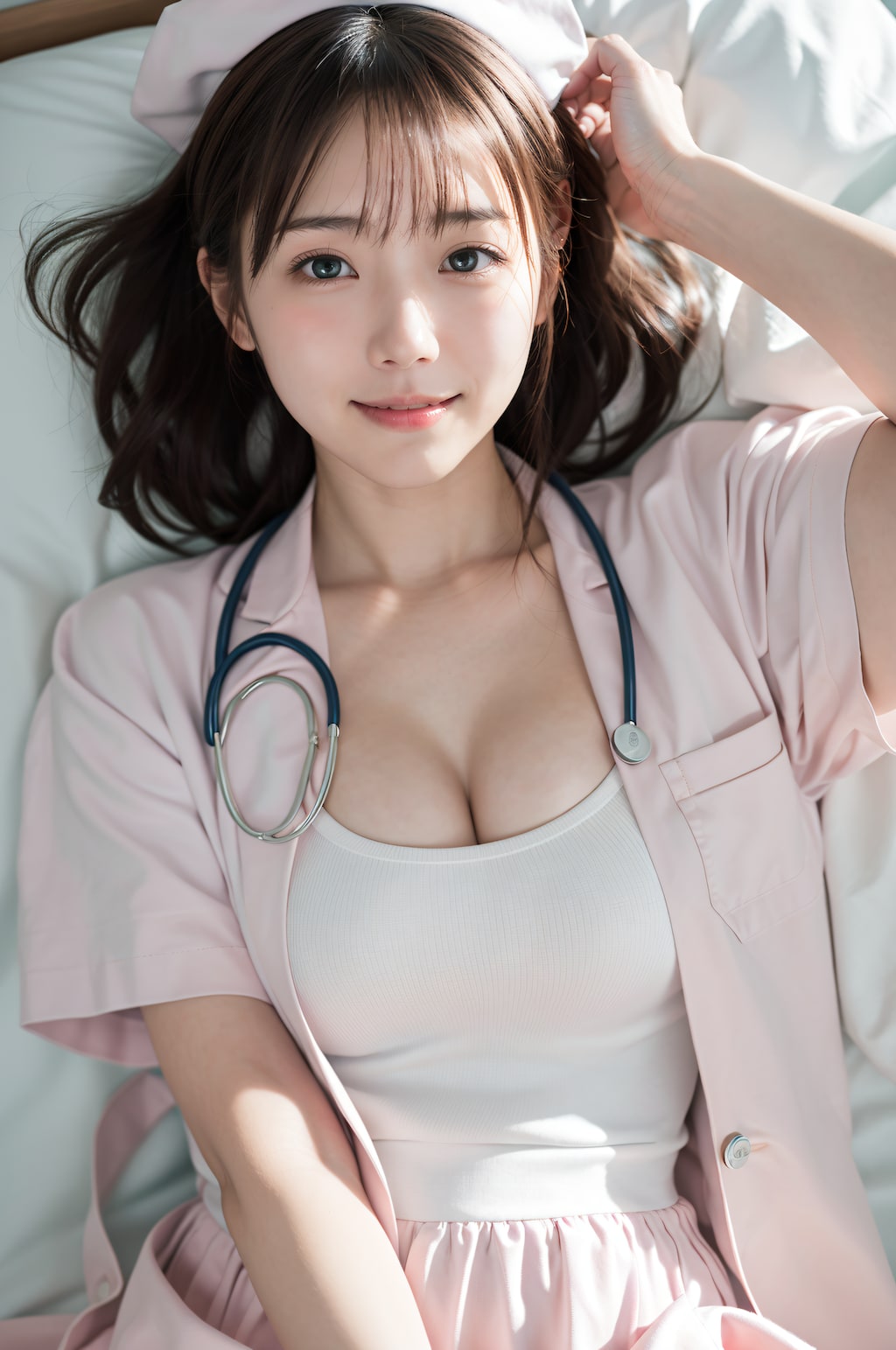 ベッドの上の女医 3