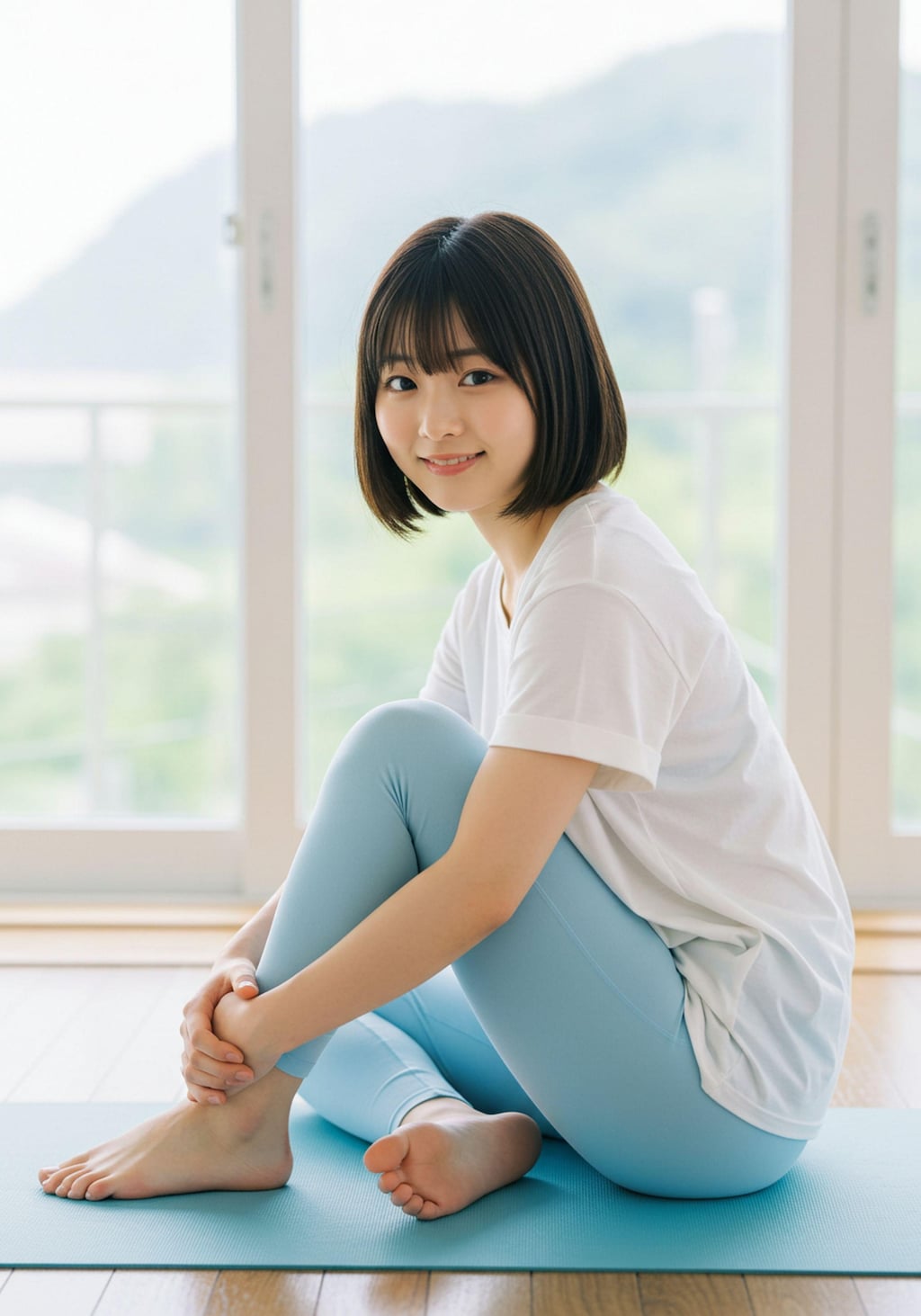 ImageFXのヨガ女子