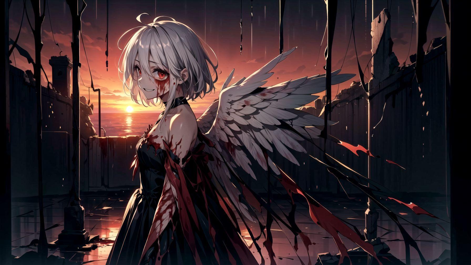 廃墟に住まう悪魔 | の人気AIイラスト・グラビア