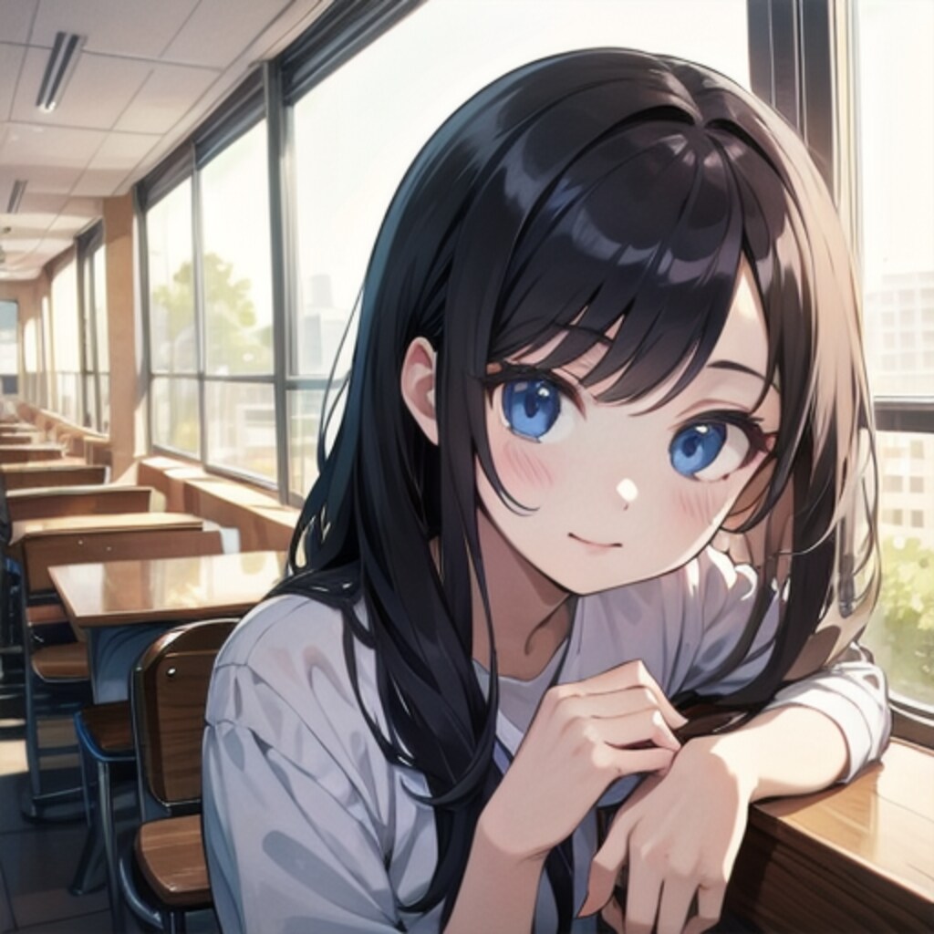 カフェテリアにて