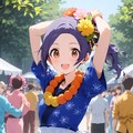 あざやかに　浴衣の花舞う　盆踊り 3枚目