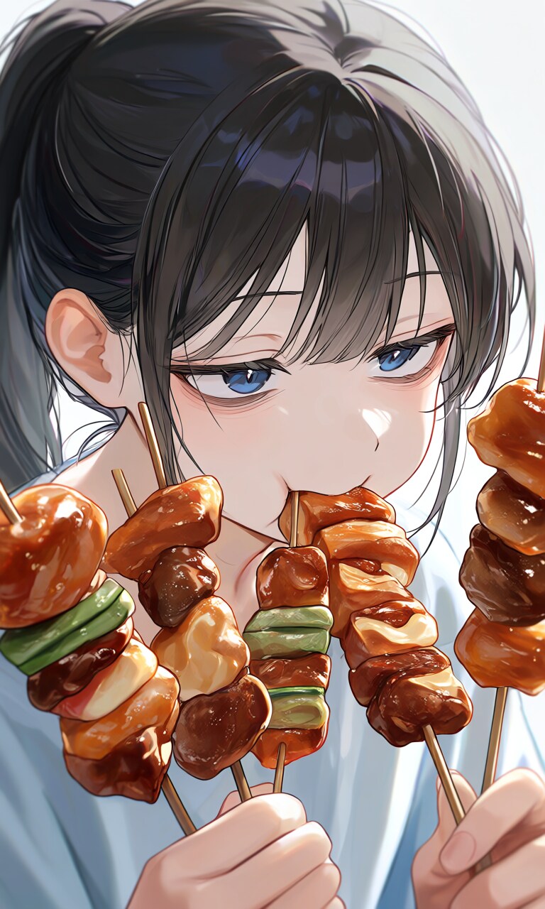 【うちの子】チハルちゃん(闇)鶏肉がバストアップにいいと聞いて…