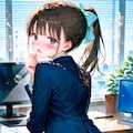 AV「秘書雫ちゃんは毎日、社長に犯される業務です！！」by藍乃雫 2枚目