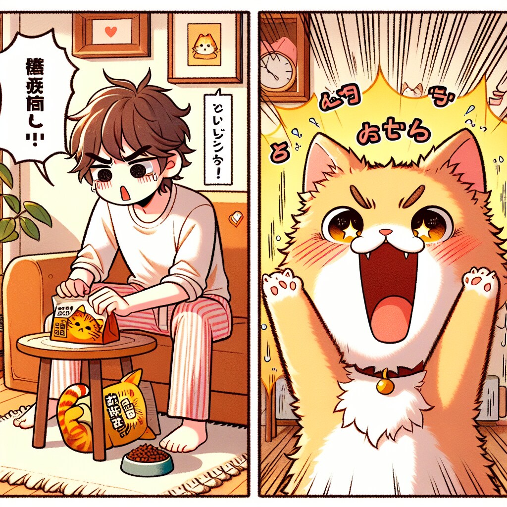 4コマ漫画を描かせた