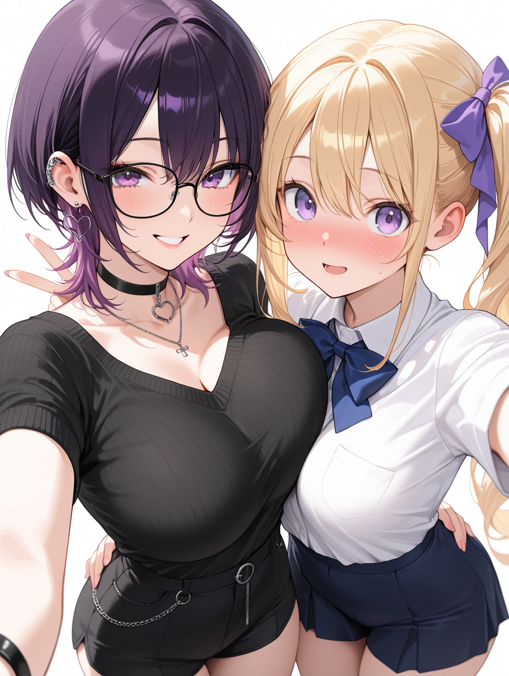 二八蕎麦家のサイドポニーテールちゃんと#あの子と一緒にハイチーズ