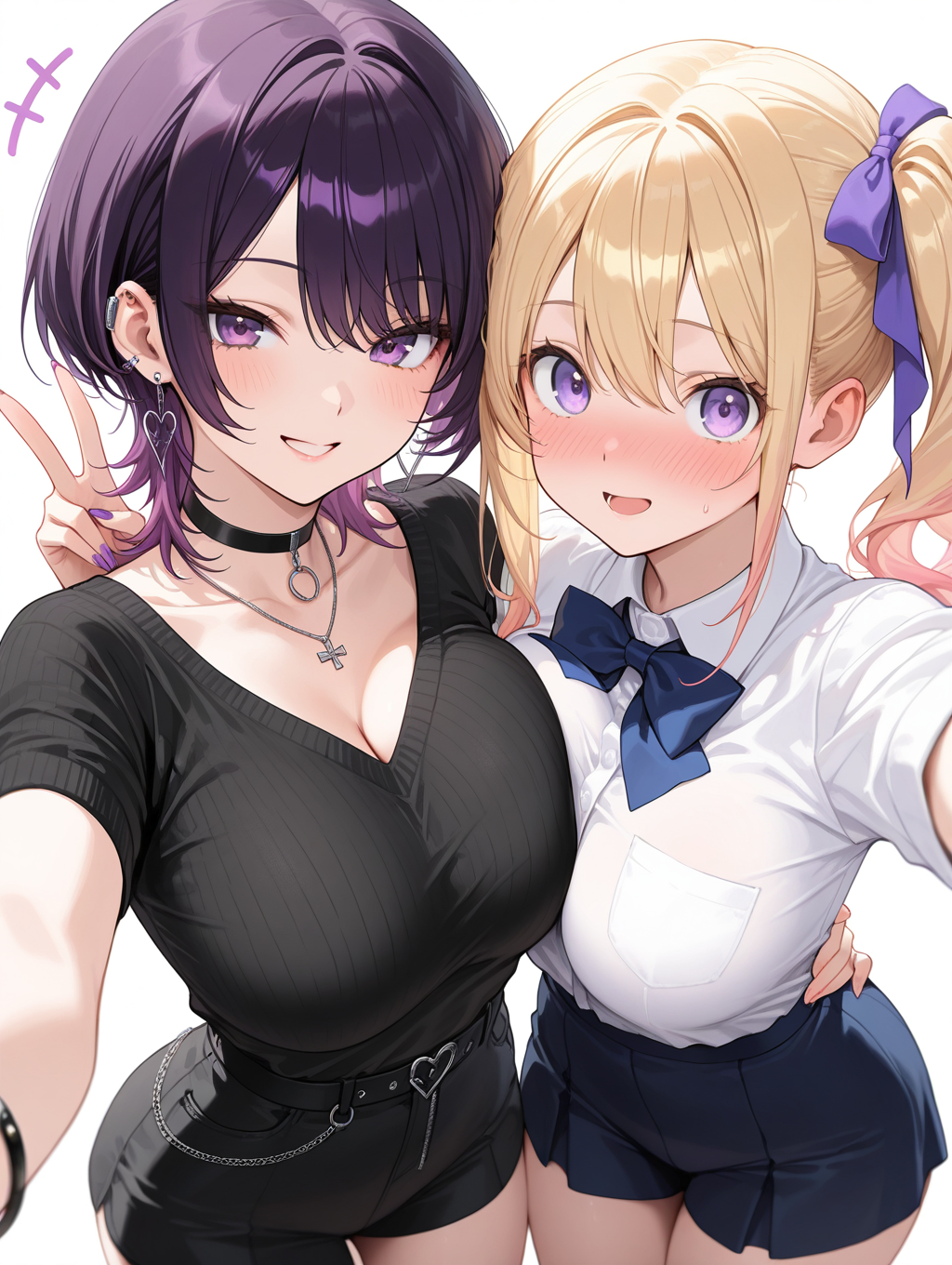 二八蕎麦家のサイドポニーテールちゃんと#あの子と一緒にハイチーズ