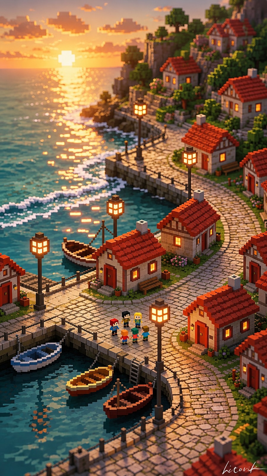 僕らがゲームの外へ出る前に／スマホ壁紙アーカイブ | の人気AIイラスト・グラビア