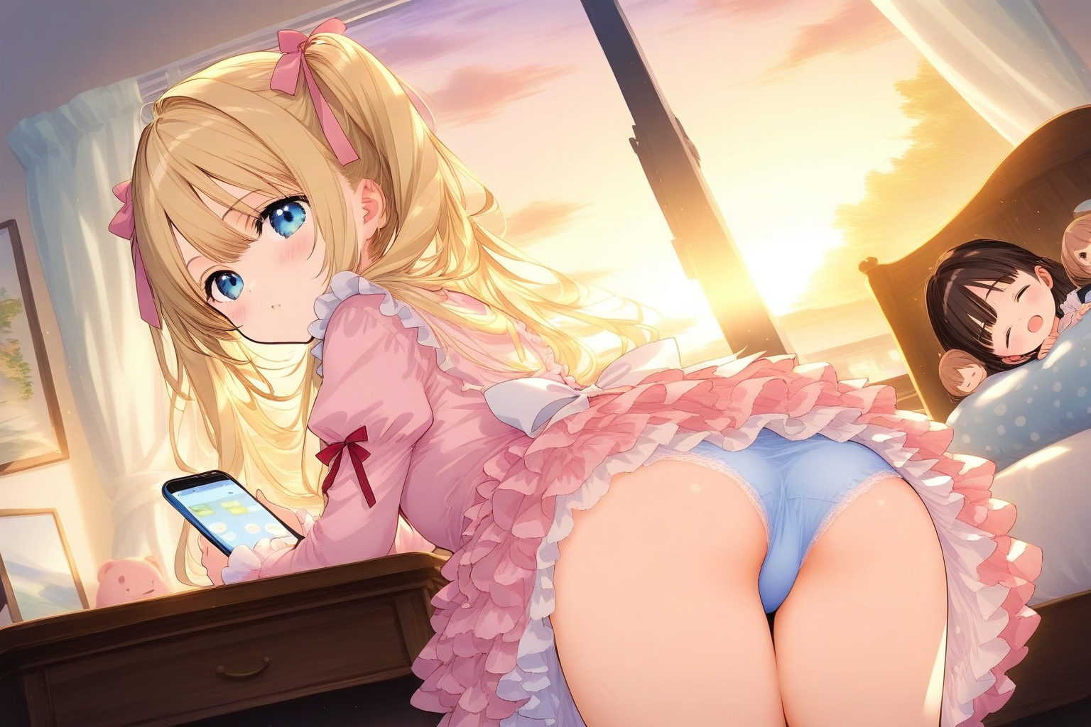 さっきからずっと見てますよね？