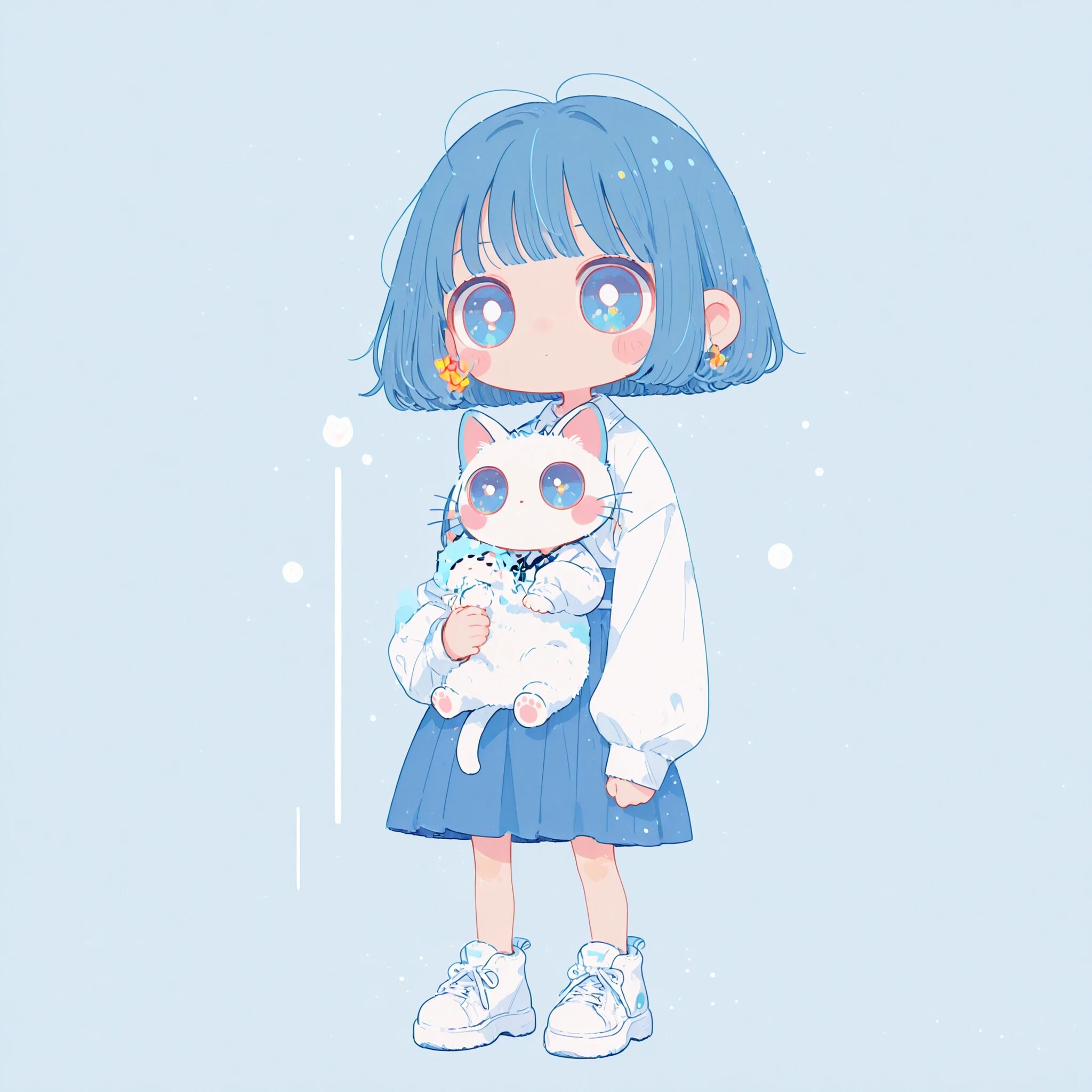 次の日『パパ、猫飼って』 | の人気AIイラスト・グラビア