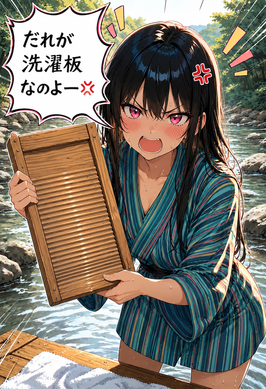 洗濯する板野ちゃん