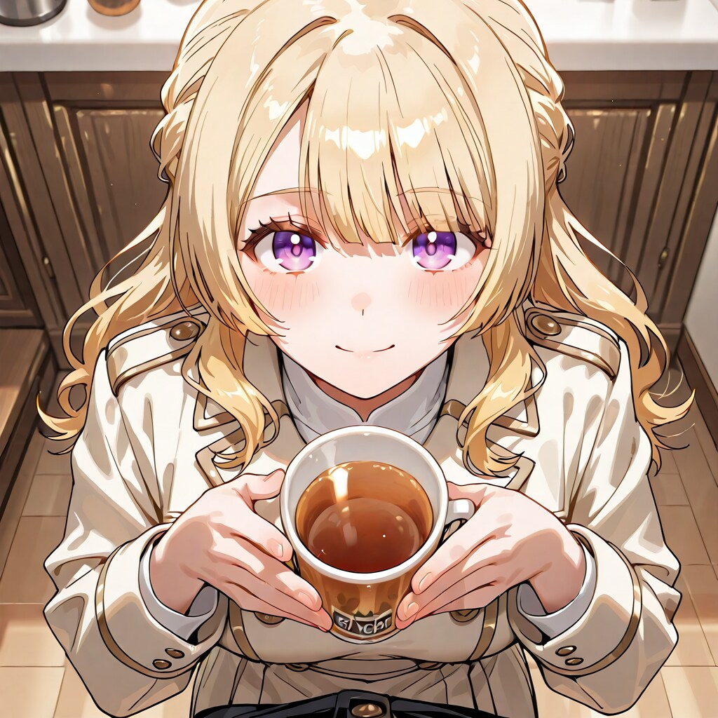 麦茶の広告をする金髪巨乳のお姉ちゃん（30歳 | の人気AIイラスト・グラビア