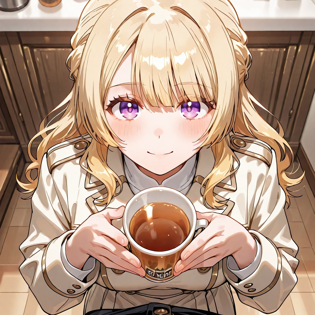 麦茶の広告をする金髪巨乳のお姉ちゃん（30歳