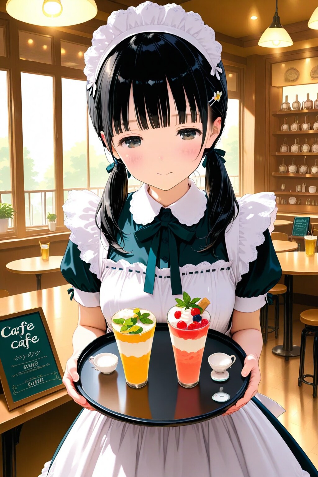 メイド服な次女ちゃん🌕✨