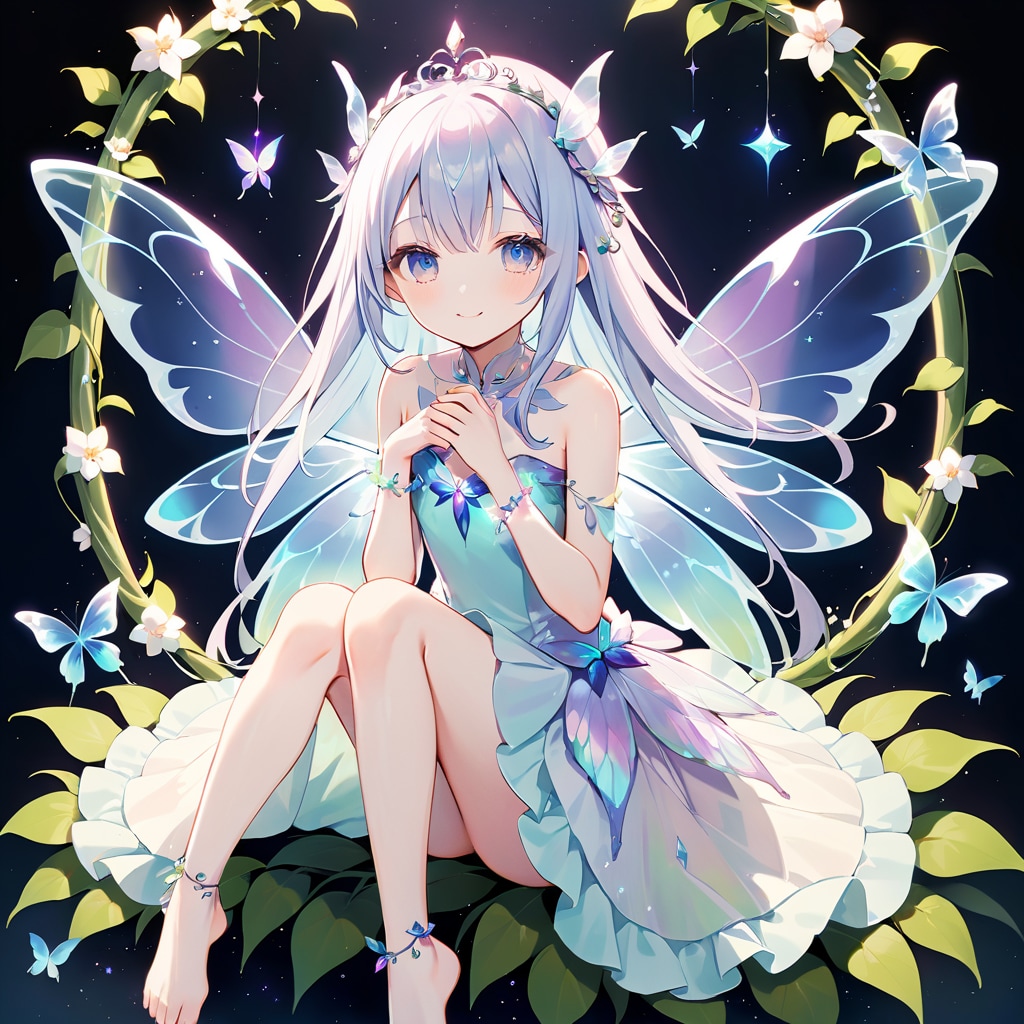 月明かりの妖精 | の人気AIイラスト・グラビア