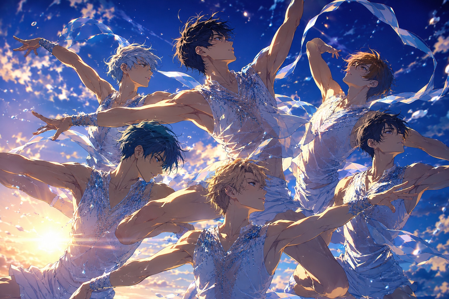 没画像　男性新体操部 | の人気AIイラスト・グラビア