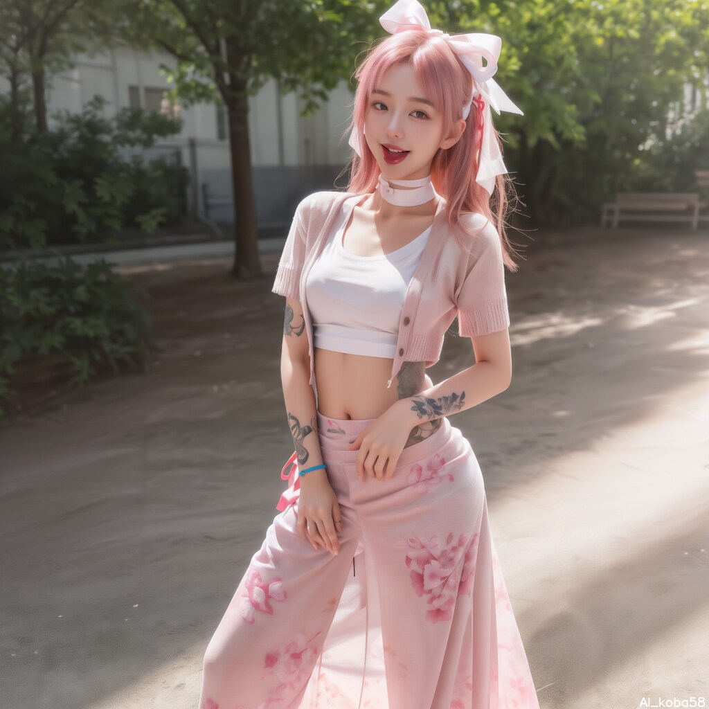 Vol40_Floral print maxi skirt