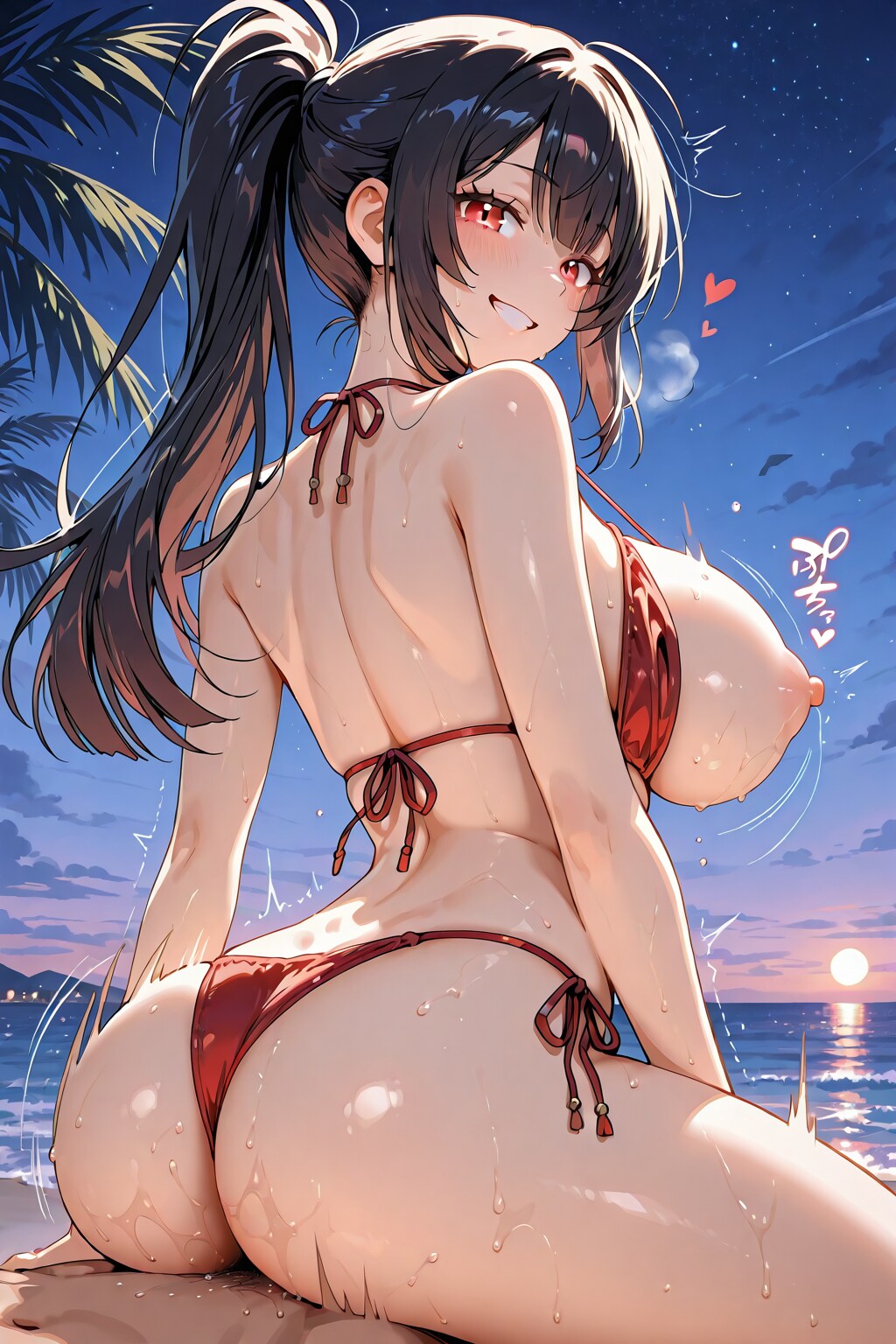 星空を眺めながら