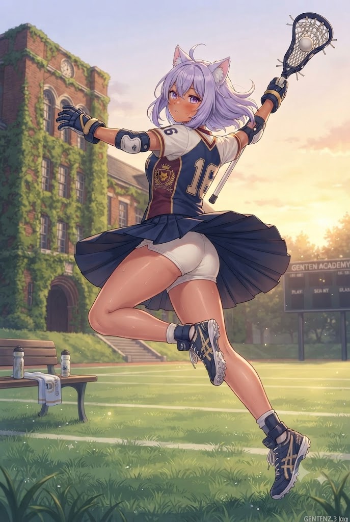 ラクロスの練習試合でパンチラのシス