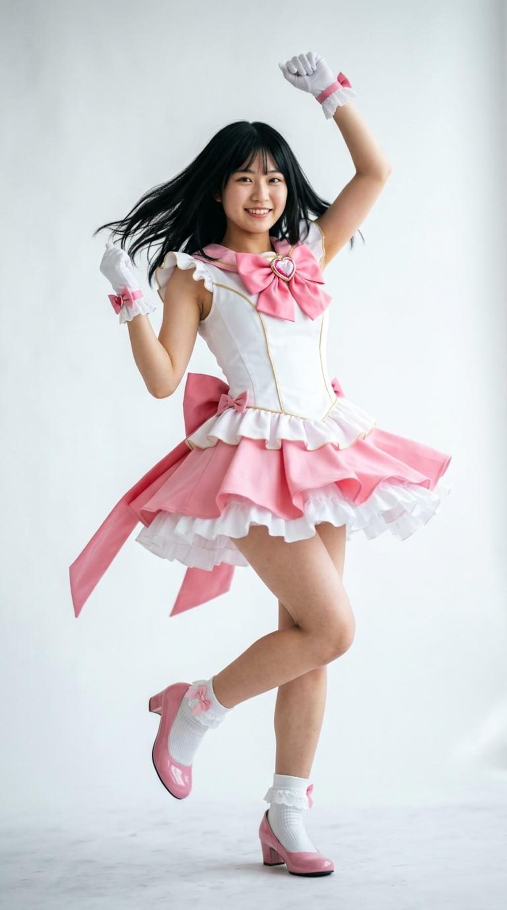 魔法少女　同じ衣装の顔違い