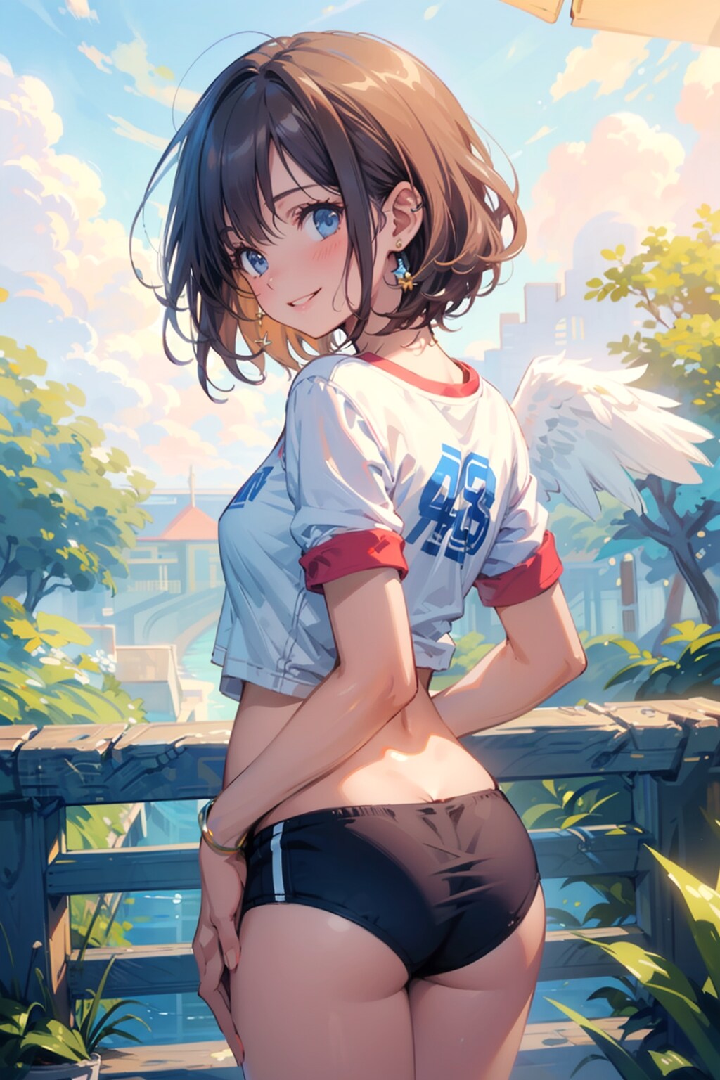 TOPAZで画像生成テスト③（体操服）