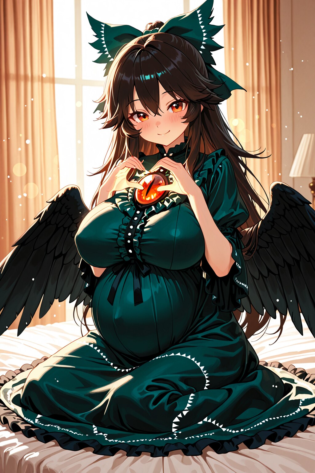 ゴスロリ妊婦うにゅほ(　˙ ؂ ˙　)