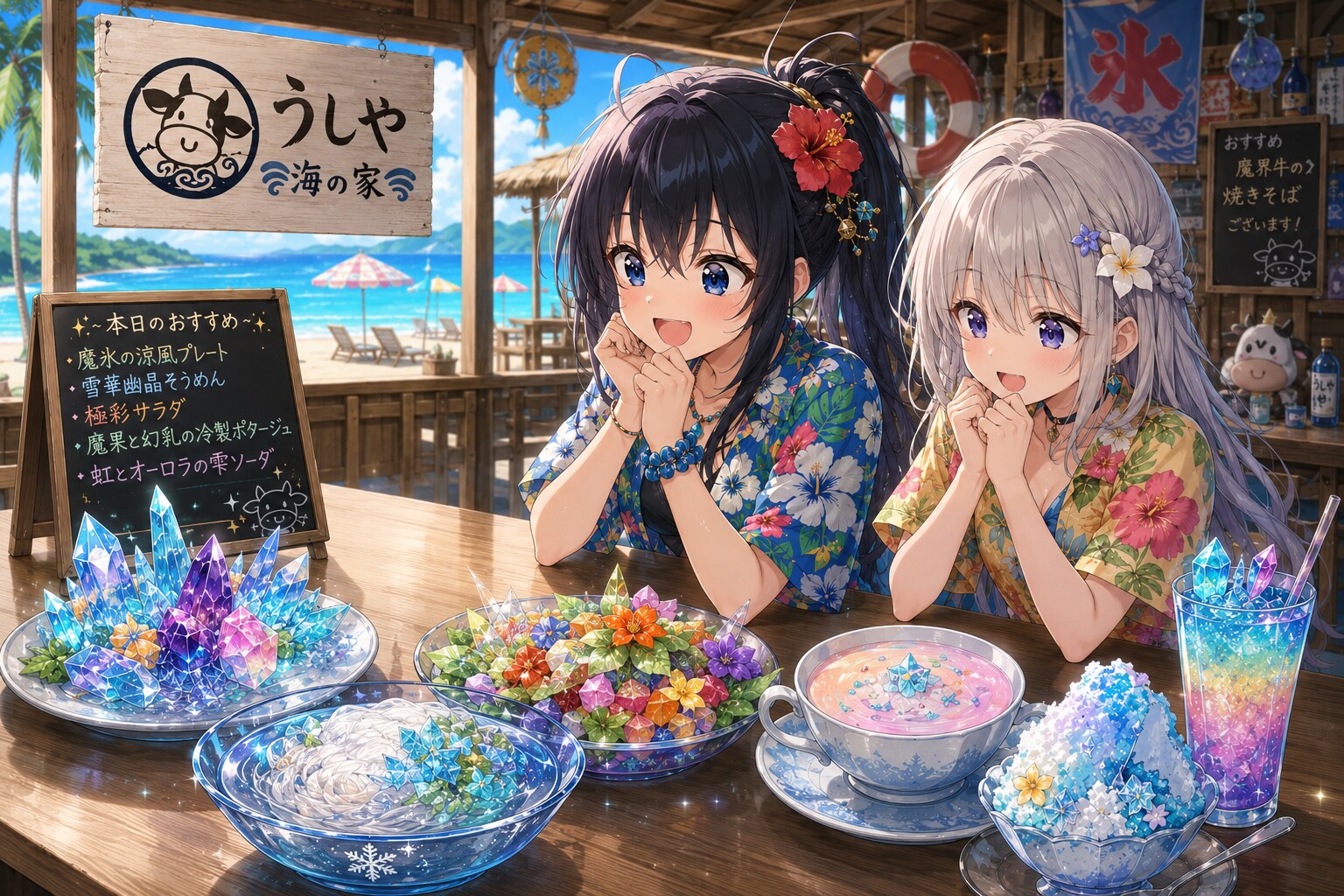 並ぶファンタジーお料理
