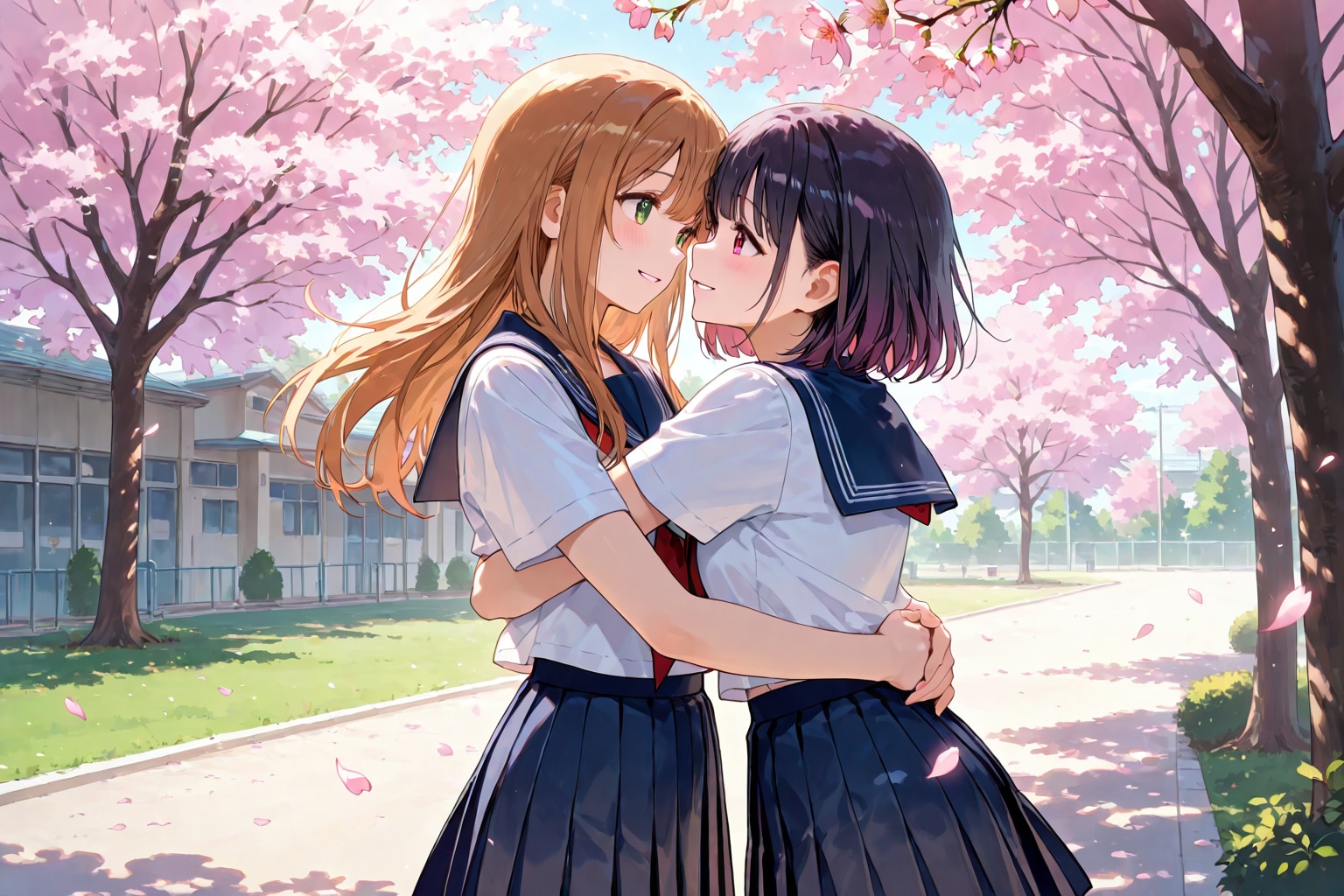 入学百合 | の人気AIイラスト・グラビア